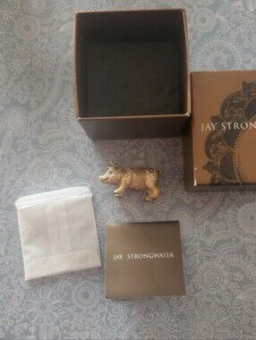 Vintage Jay Strongwater Pig